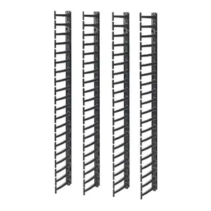 APC AR7717A Vertical Cable Manager for NetShelter SX Networking Enclosure Set of 4 Straight Cable Tray Black