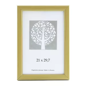 Photo frame SAVEX 200-11381, A4 size, plastic with wood color finish