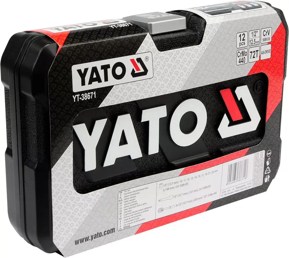 Набор инструментов механика Yato YT-38671 Photo 4