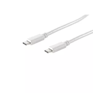 USB Cable S/CONN 13-45156 USB 3.2 Gen 2 1.5m White