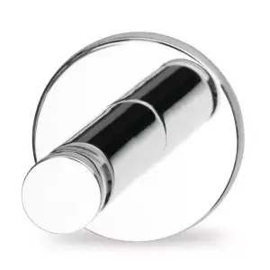 Wall hook Tesa 59322-00000 chrome finish, metal, single-piece