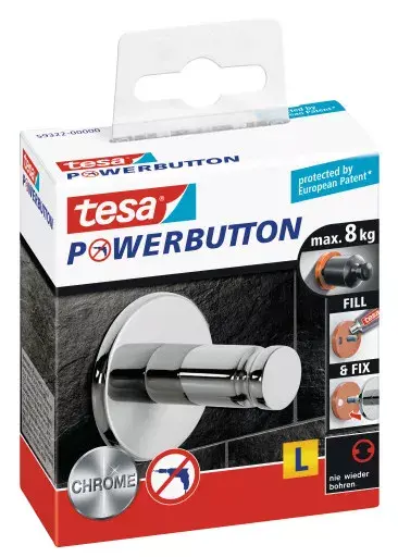 Wall hook Tesa 59322-00000 chrome Photo 2