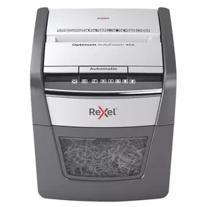 Rexel AutoFeed 45X paper shredder Cross shredding 55 dB Black, Silver