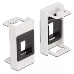 Keystone turētājs DeLOCK Easy 45 Module 22.5 x 45 mm balts melns