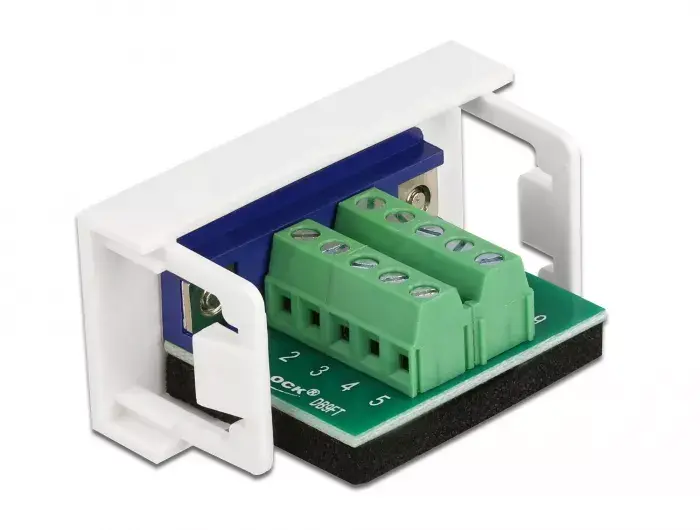 Klemju bloks DeLOCK Easy 45 Module D-Sub 9 pin female uz 10 pin Photo 2