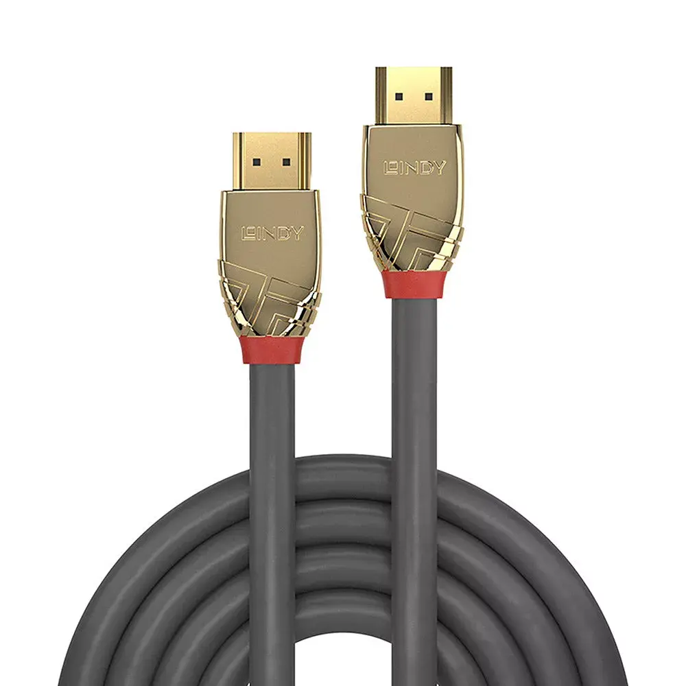 HDMI kabelis Lindy 5m Ultra High Speed Gold Line Photo 2
