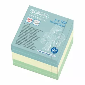 Note Paper Rectangle Herlitz 50033430 Blue Green Yellow