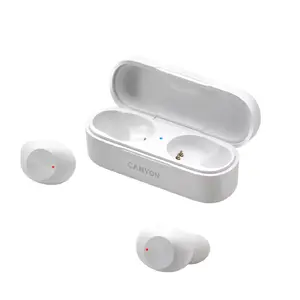 Austiņas CANYON CNE-CBTHS1W bezvadu iekšējās Bluetooth ar USB-C, baltas, 40 g