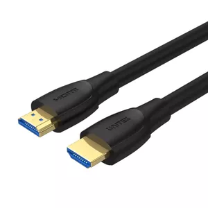 HDMI kabelis Unitek C11041BK, 5 m, HDMI 2.0, 18 Gbit/s, zelta pārklājuma kontakti, PVC apvalks
