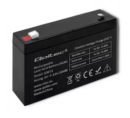 UPS battery Qoltec 53072 Photo 3