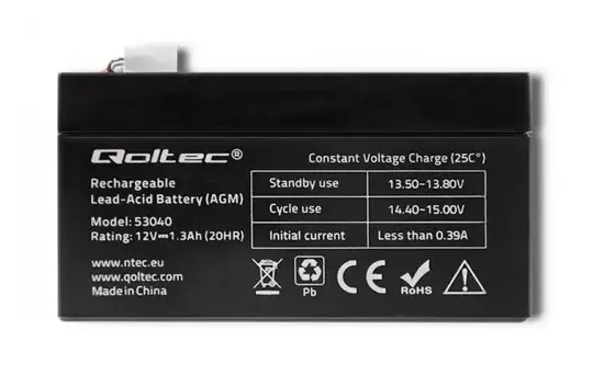 UPS battery Qoltec 53072 Photo 5