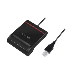 LogiLink CR0047 viedkaršu nolasītājs Iekštelpas USB 2.0 Melns