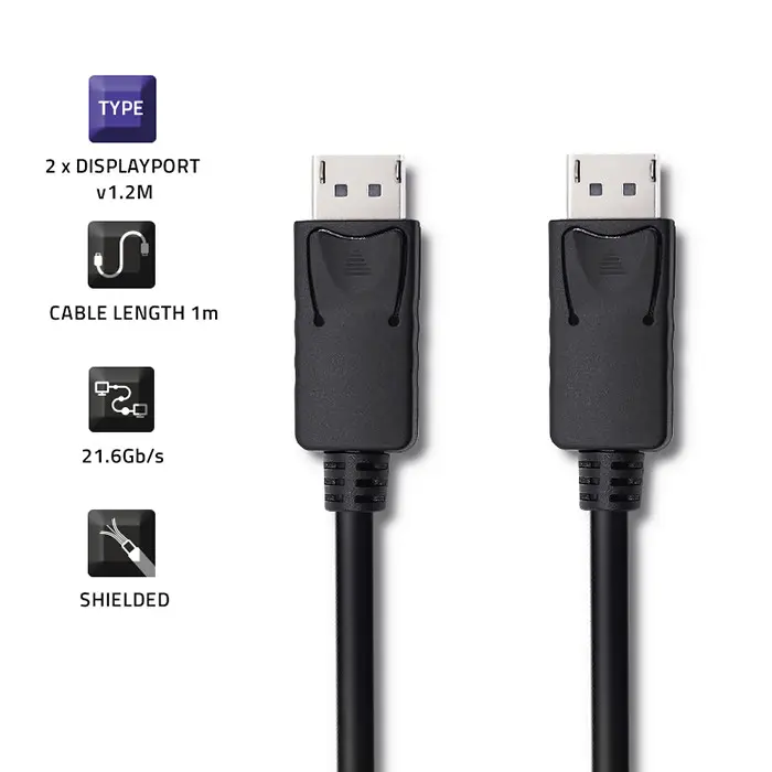 Qoltec 50373 DisplayPort Cable 2 m Photo 2