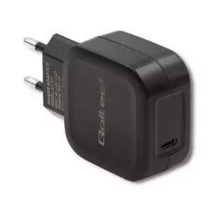 Сетевой адаптер QOLTEC 51707 20 Вт для помещений 220–240 В, черный, 85×47×24 мм