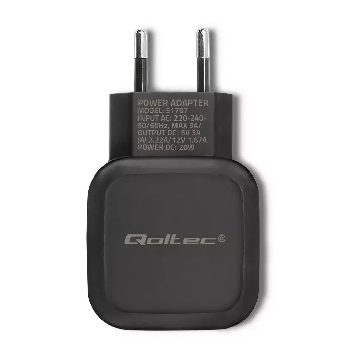 QOLTEC 51707 20 Вт сетевой адаптер для помещений Photo 5