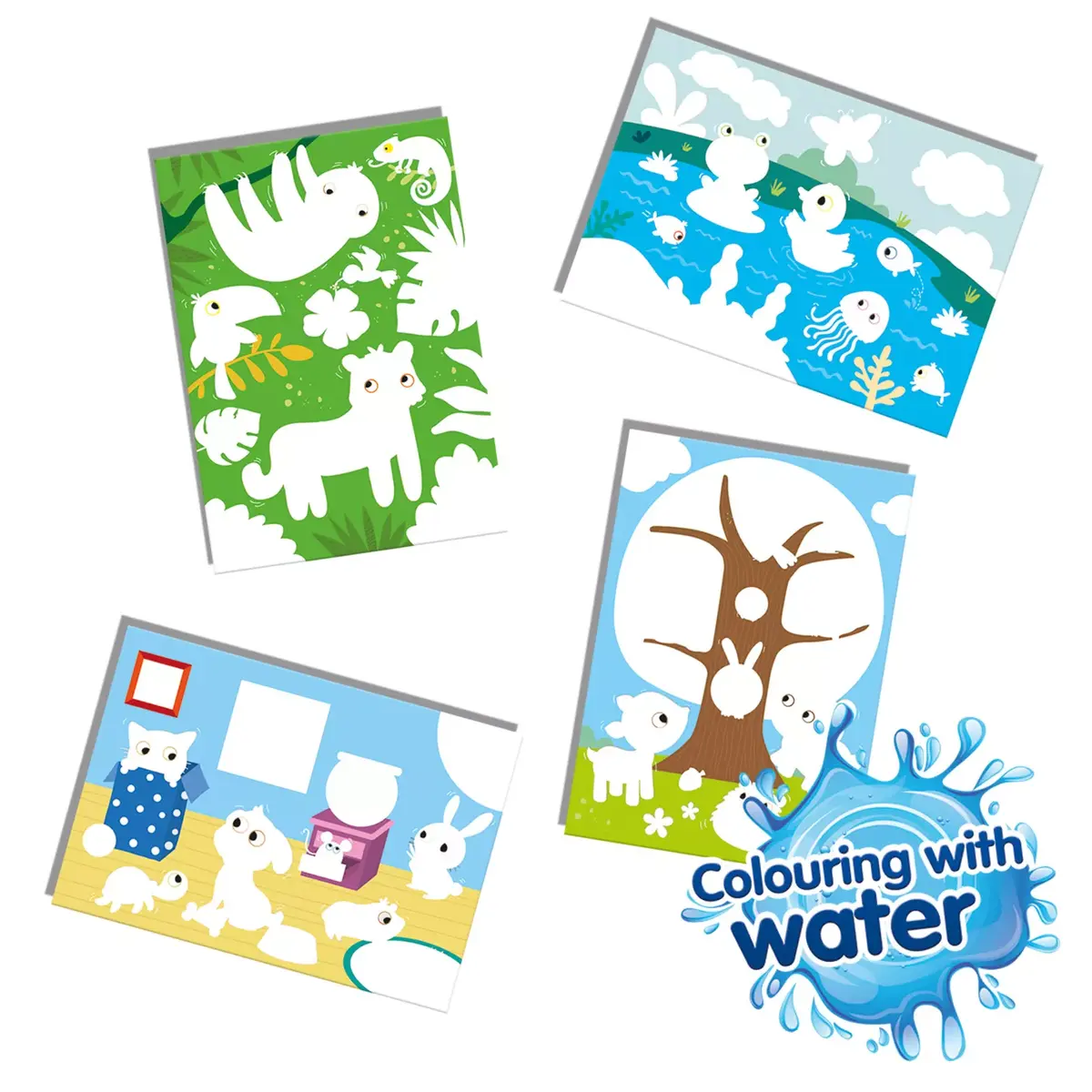 SES My First Colouring with water - Hidden animals Photo 3