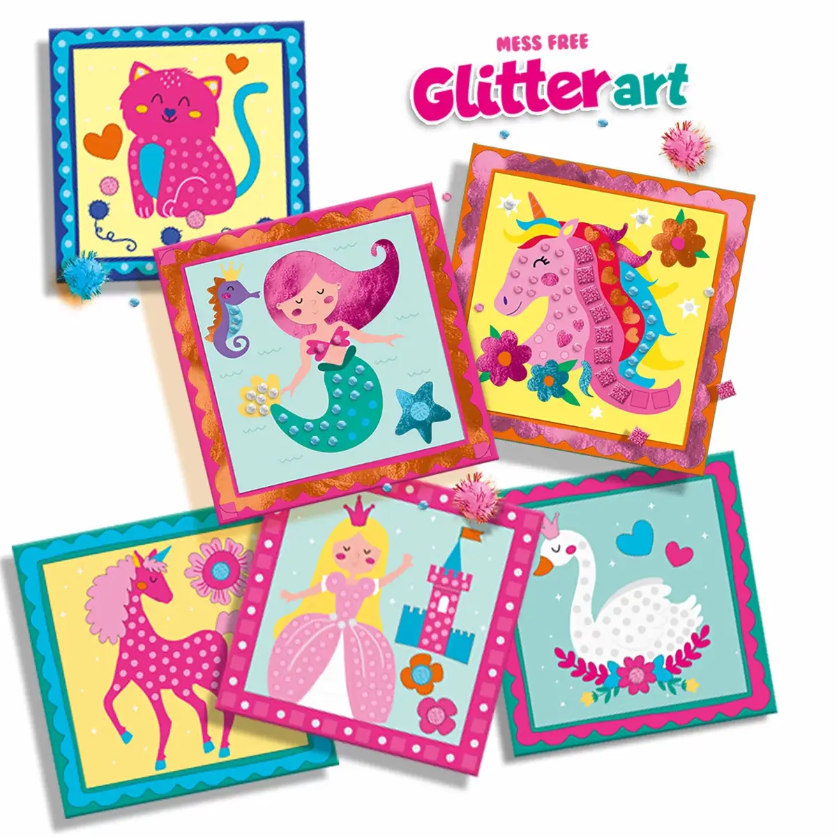 Набор для творчества SES Creative Mess free glitter art Photo 2
