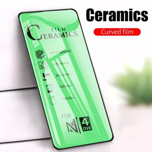 RoGer Ceramic Soft Full Coverage Screen Protector Apple iPhone 12 Pro Max Transparent