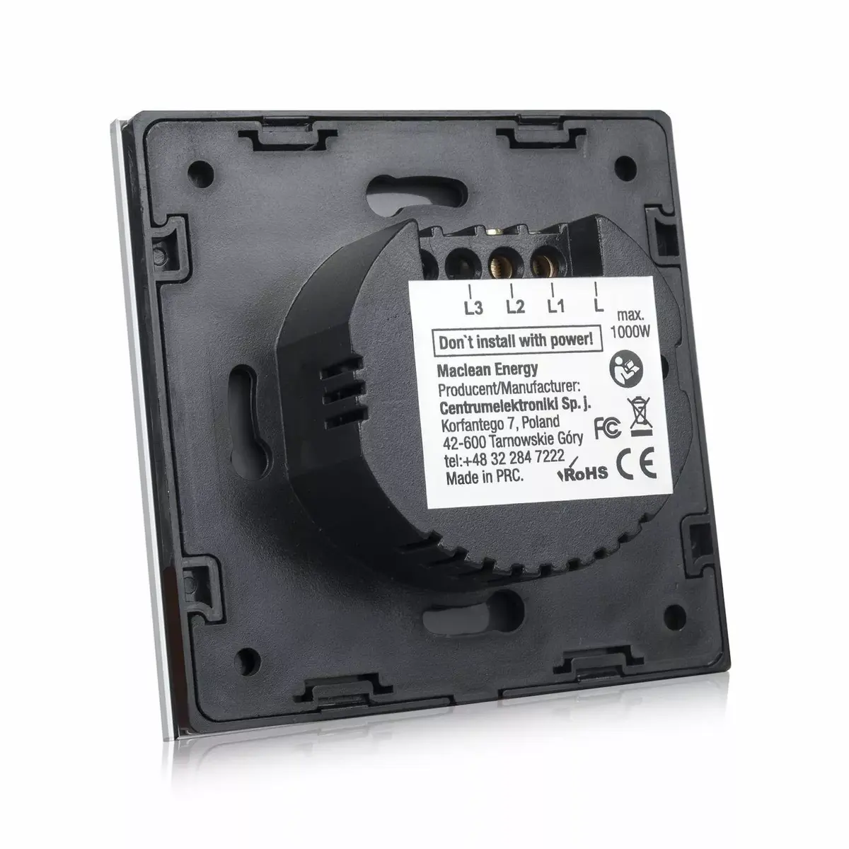 Wall light switch MACLEAN MCE701B Photo 8