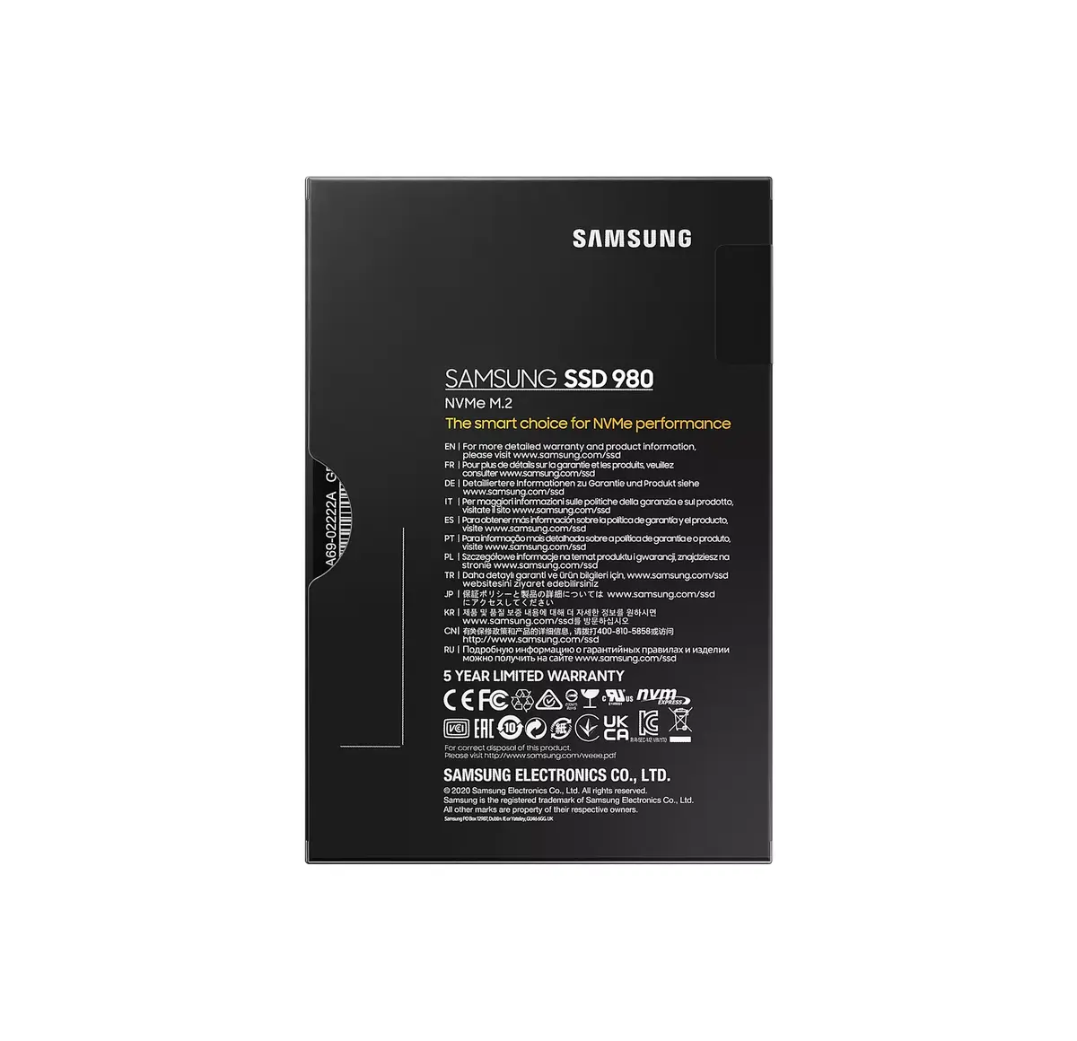SSD диск Samsung 500 ГБ MZ-V8V500BW Photo 6