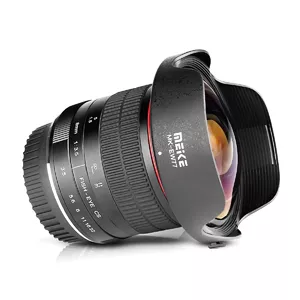 Wide fish-eye lens Meike 8mm F3.5 SLR Black