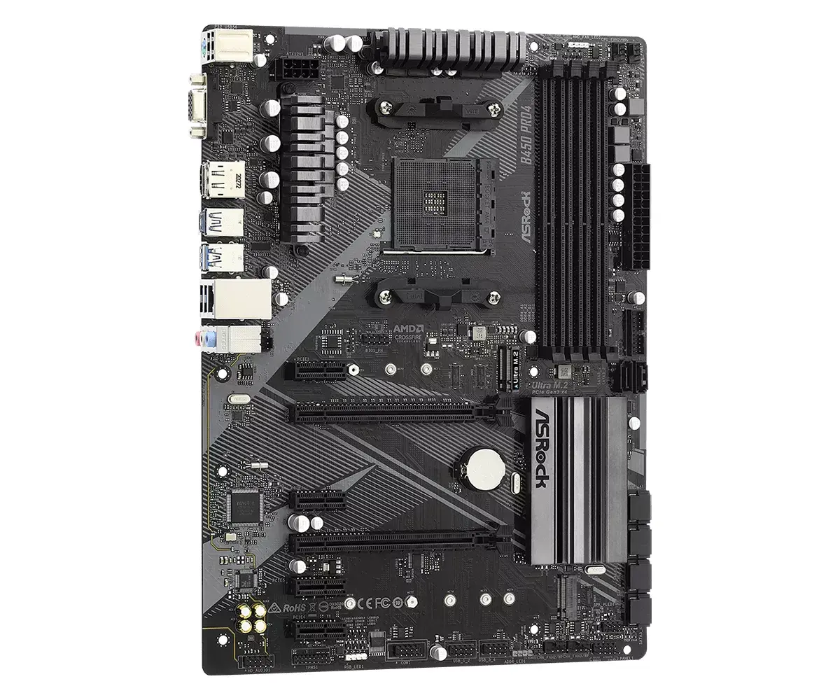 Pamatplate Asrock B450 Pro4 R2.0, 90-MXBEE0-A0UAYZ Photo 4