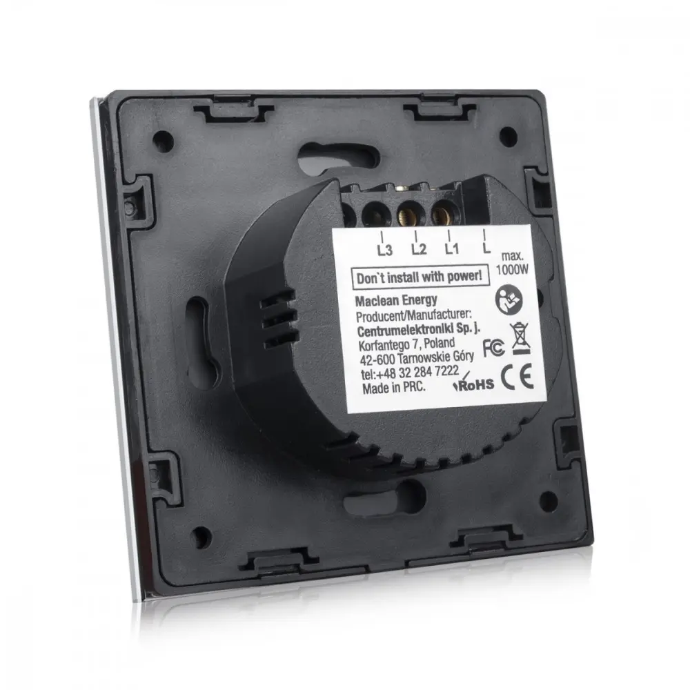 Wall light switch MACLEAN MCE702B Photo 7
