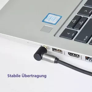 Audio cable helos Premium Mini Plug S to Angled 2 m — 3.5 mm stereo to angled connector, 2.0 m length
