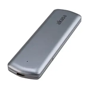 Карман для SSD Akasa AK-ENU3M2-05 для M.2 SATA и NVMe SSD Серебристый USB Type-C 10 Гбит/с