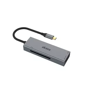 Card Reader Akasa AK-CR-09BK USB 2.0 Type-C Grey