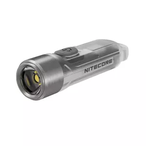 Hand flashlight Nitecore TIKI — compact 3-LED 300 lm, USB-rechargeable lithium-ion, polycarbonate, IP66, shockproof, grey