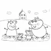 Clementoni Peppa Pig Happy Color 60 detaļu divpusējs puzlis Photo 3