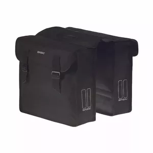 Basil bike bag Mara 26 l, black — pannier for bicycle transport