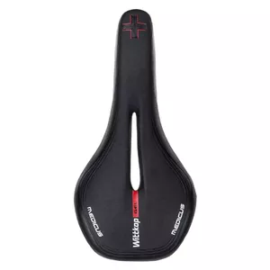 Velosipēda sēdeklītis Wittkop Medicus Twin 7.0 — bērnu, ergonomisks divdaļīgs dizains