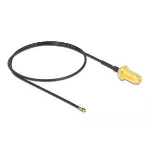 Coaxial Cable DeLOCK 12664 0.35m SMA MHF 4L LK Black