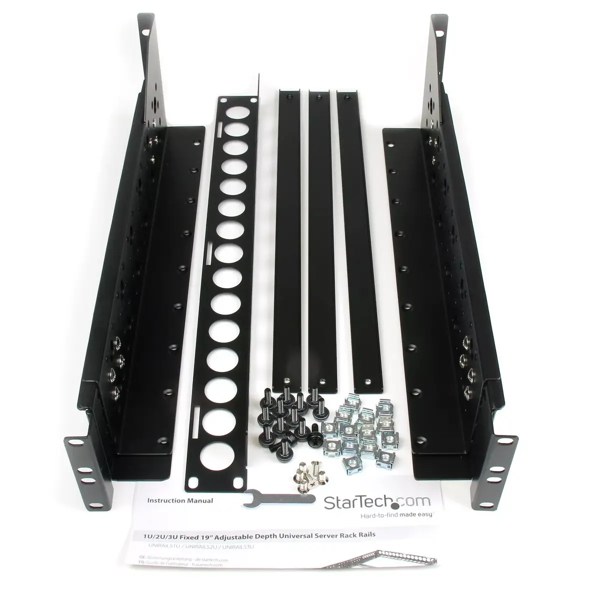 StarTech 3U Fixed 19-inch Universal Server Rack Rails Photo 10