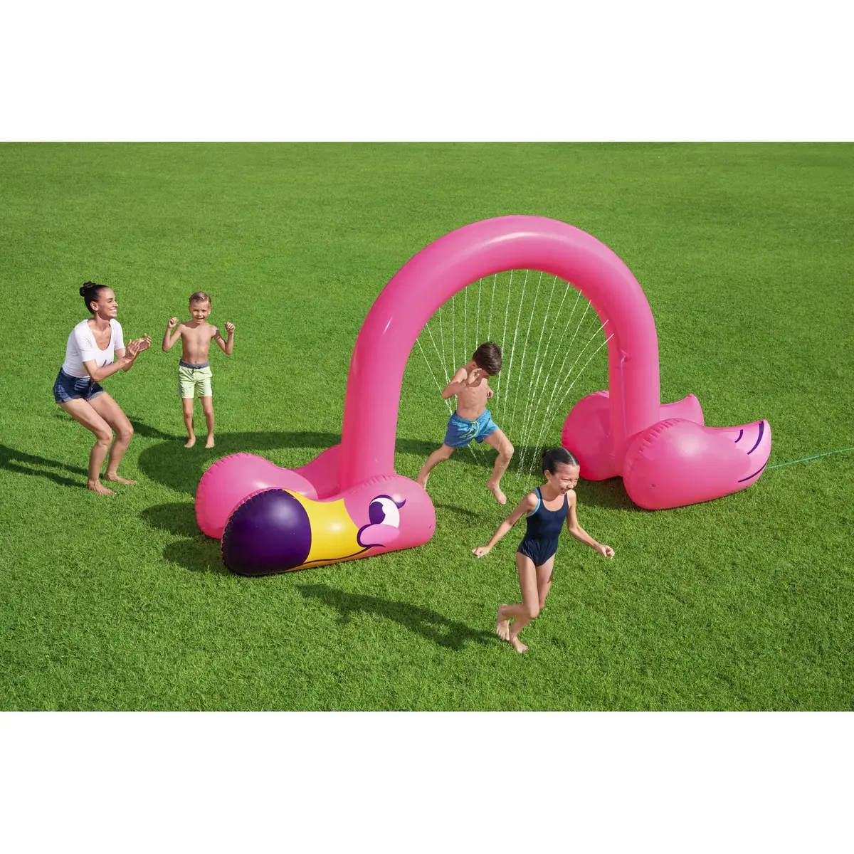 Bestway piepūšamais Jumbo Flamingo laistītājs 3,40 x 1,10 x 1,93 m Photo 12