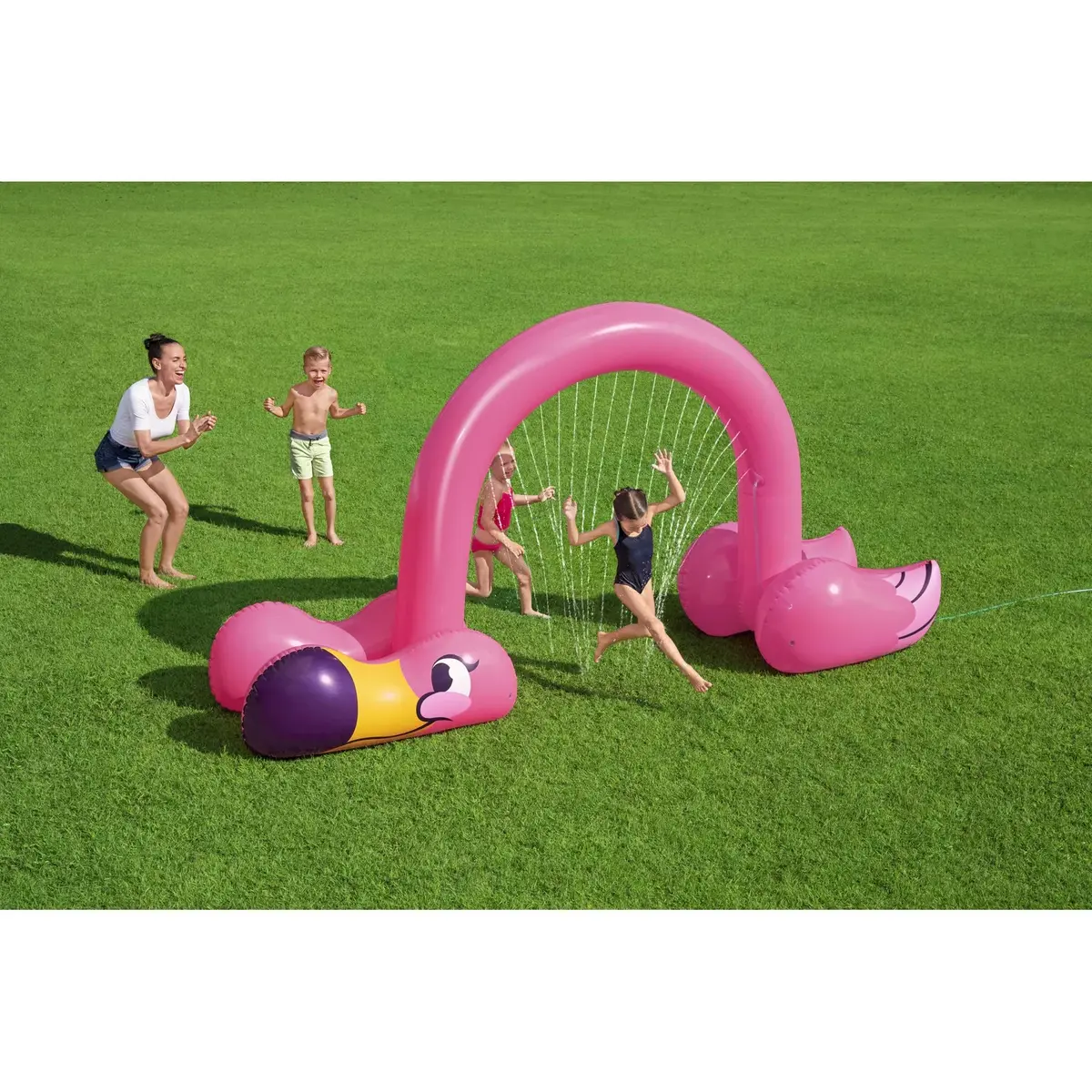Bestway piepūšamais Jumbo Flamingo laistītājs 3,40 x 1,10 x 1,93 m Photo 13