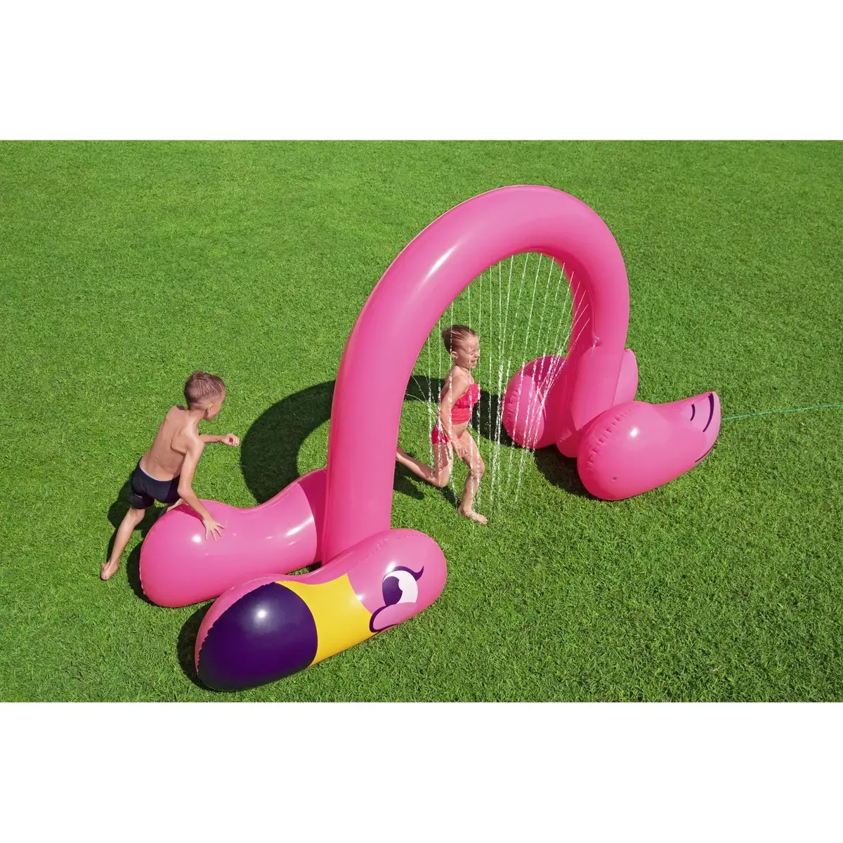 Bestway piepūšamais Jumbo Flamingo laistītājs 3,40 x 1,10 x 1,93 m Photo 17