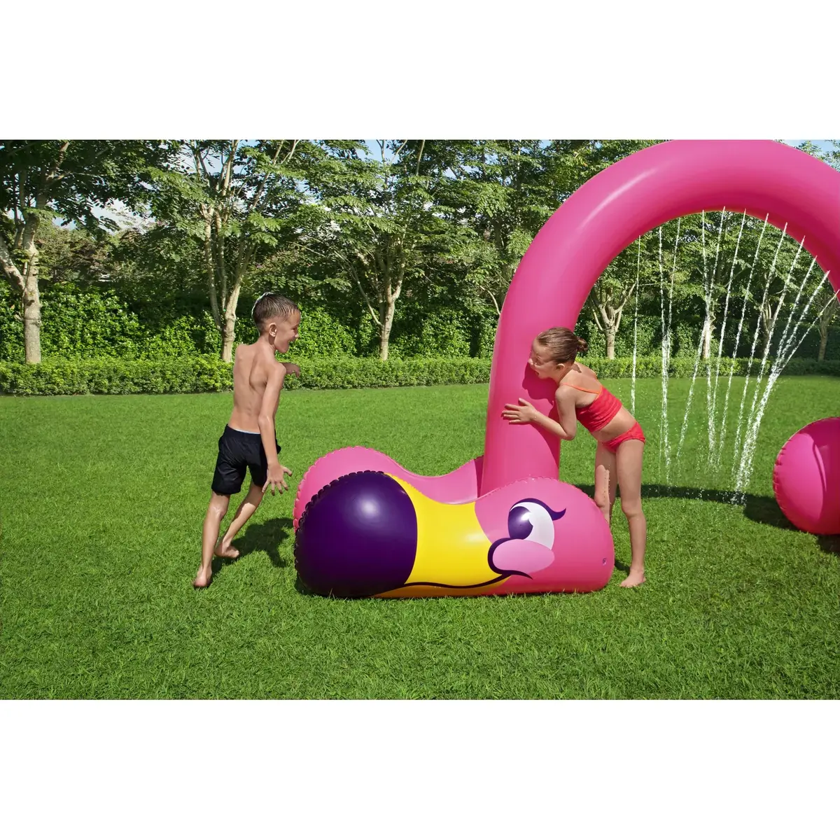 Bestway piepūšamais Jumbo Flamingo laistītājs 3,40 x 1,10 x 1,93 m Photo 18
