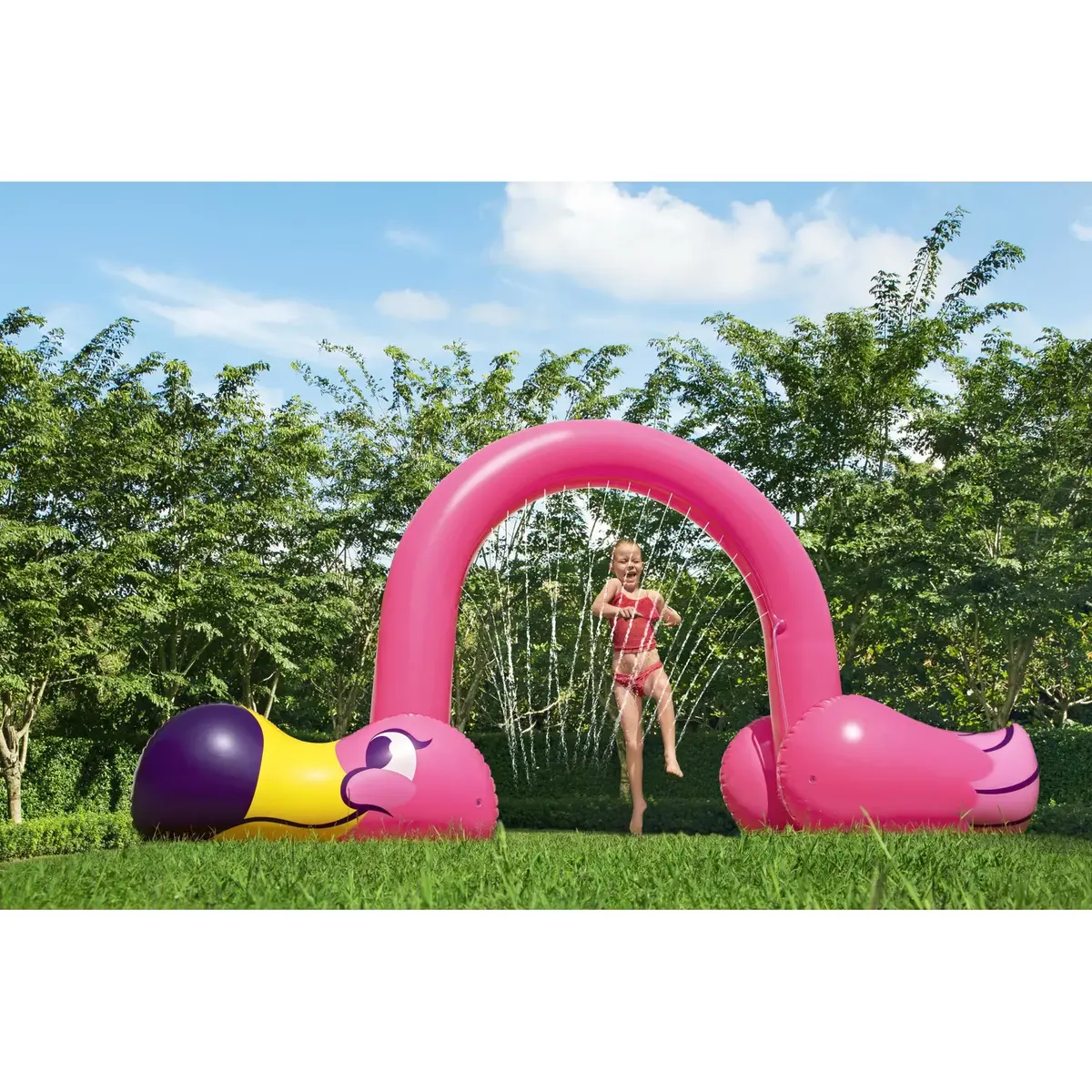 Bestway piepūšamais Jumbo Flamingo laistītājs 3,40 x 1,10 x 1,93 m Photo 20