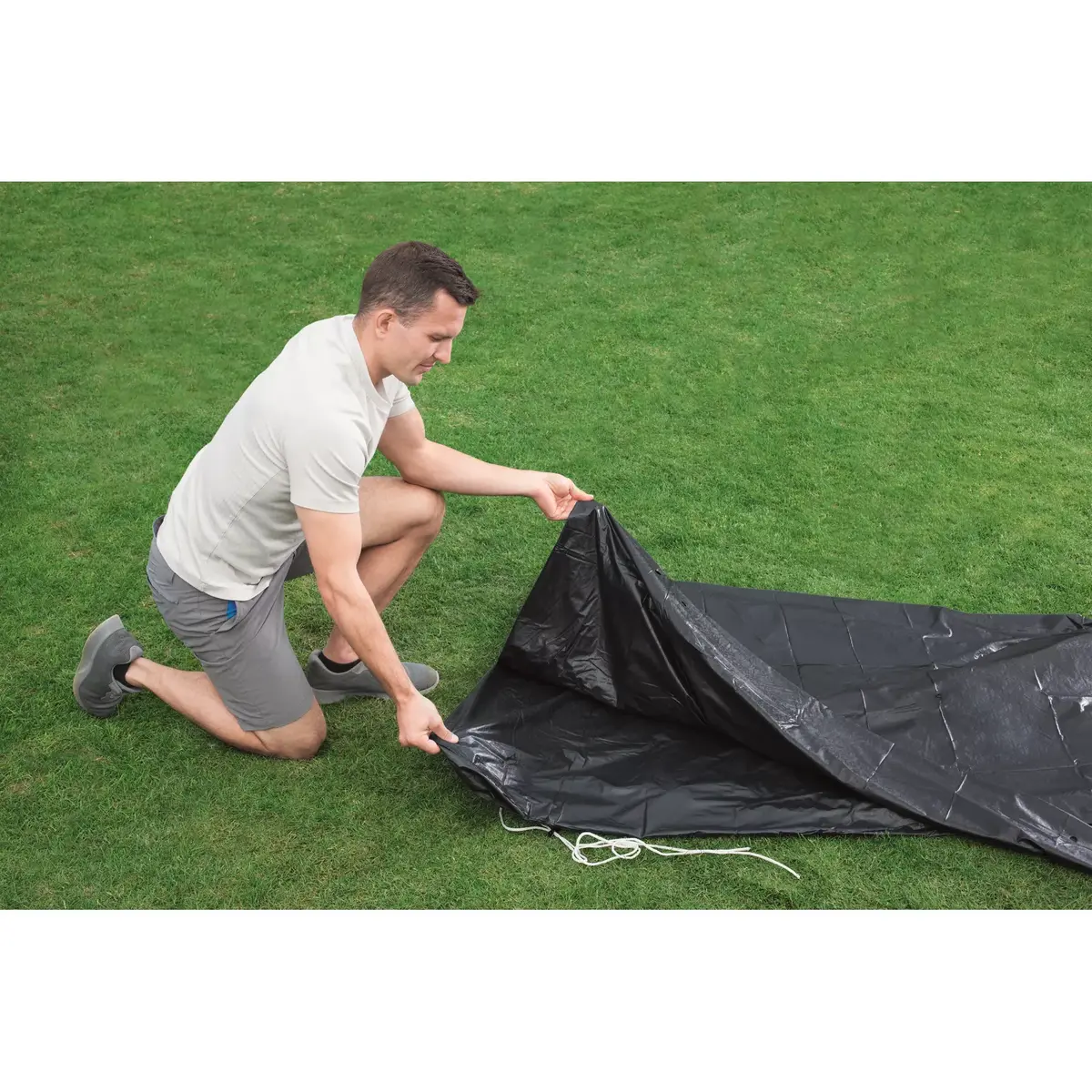 Vāks Bestway Frame Pool Cover 4.57m x 91cm Photo 4