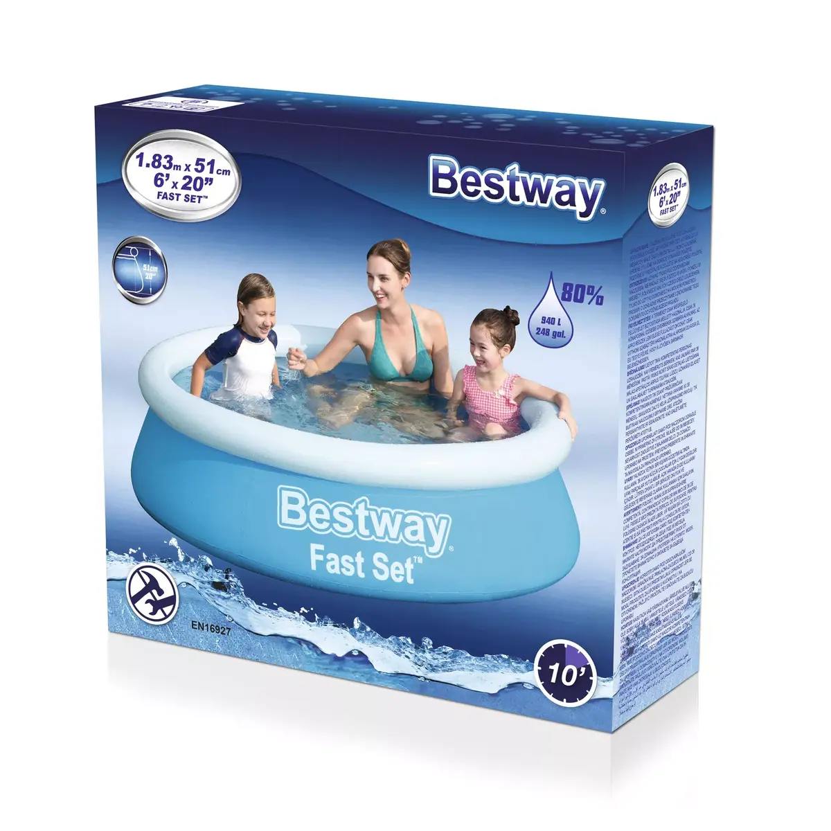 Надувной бассейн Bestway 57392 Photo 10