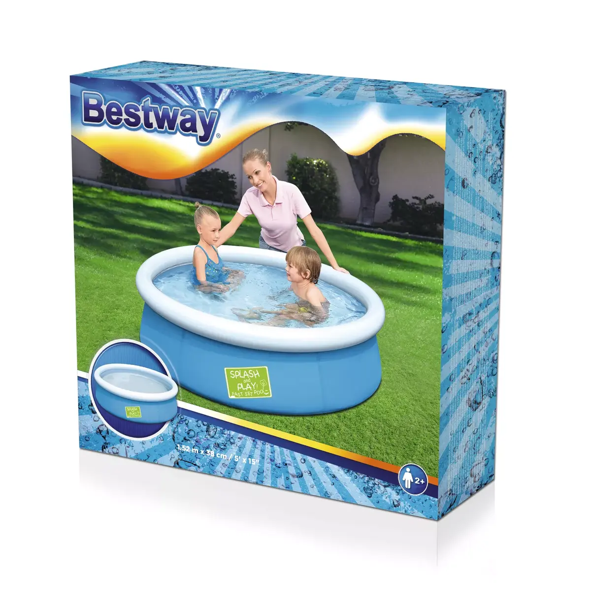 Inflatable pool Bestway My First Pool 1.52 m Photo 3