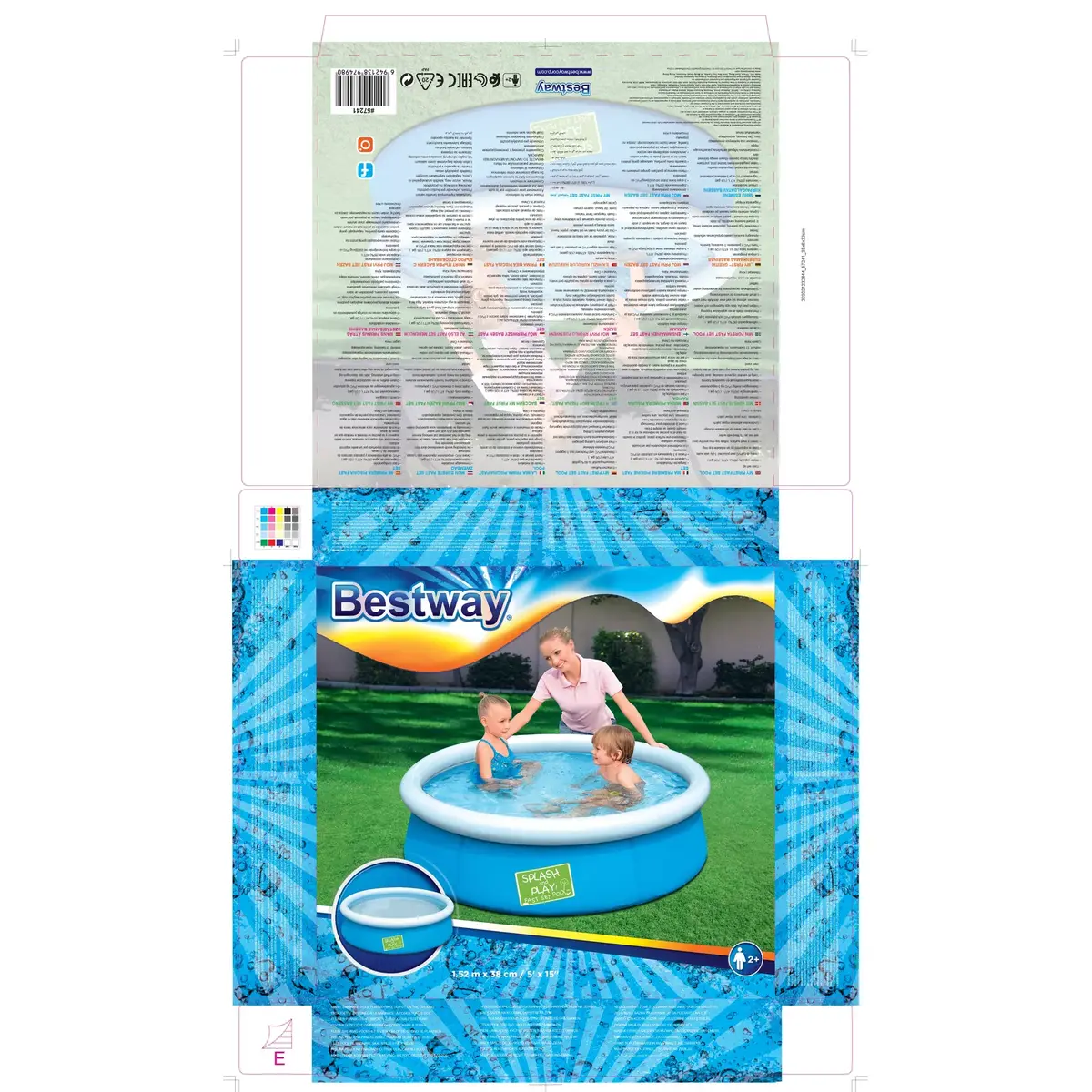 Inflatable pool Bestway My First Pool 1.52 m Photo 4