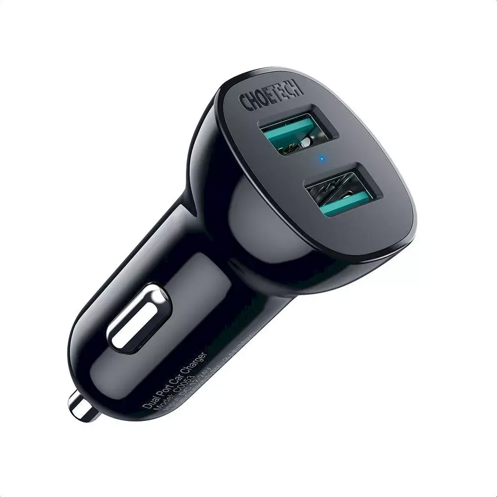 CHOETECH C0051 USB-A 2-port 36W QC3.0 charger Photo 4