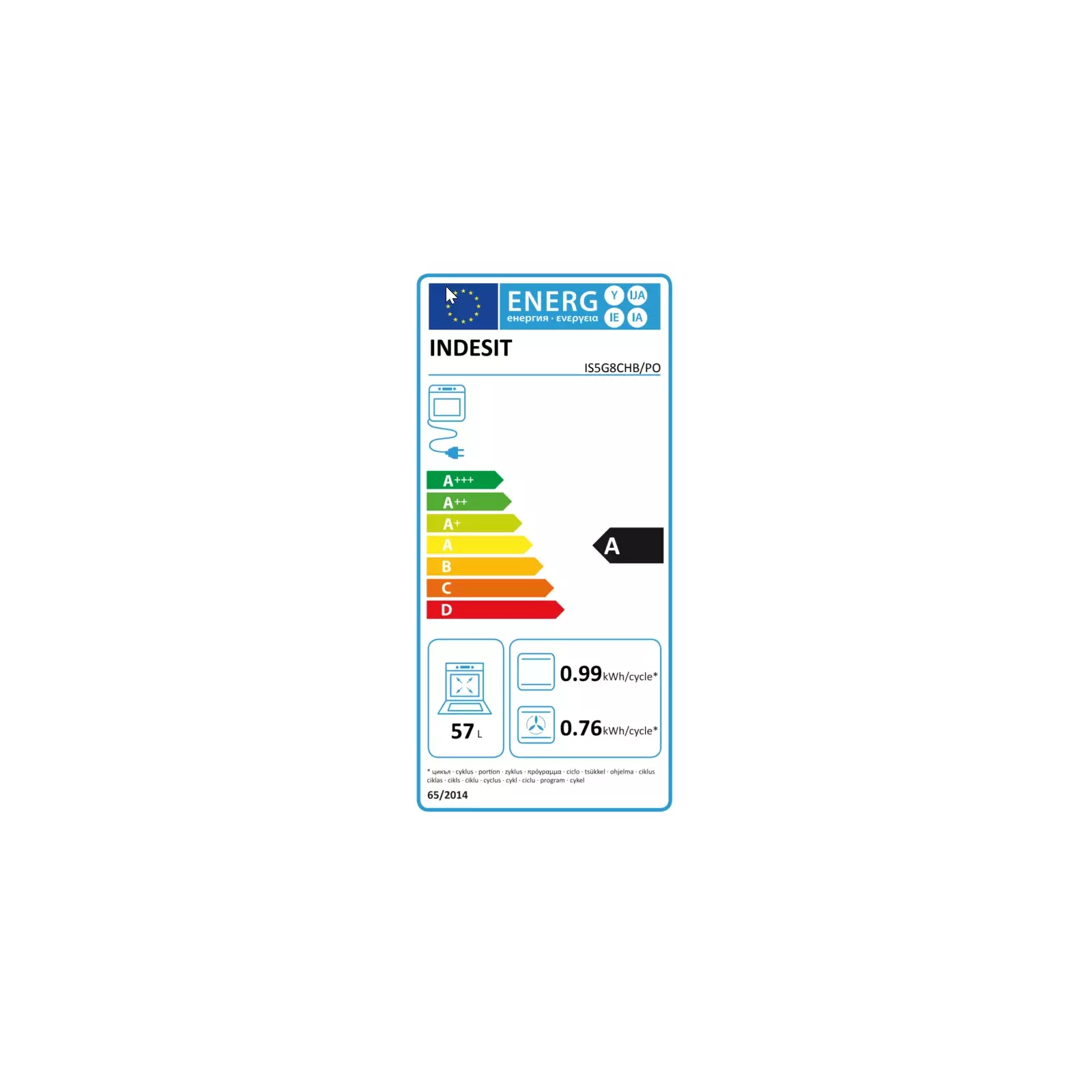 INDESIT IS5G8CHB/PO Photo 11