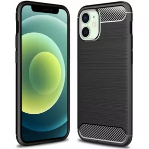 Protective silicone case Mocco for Apple iPhone 12 Mini — Black