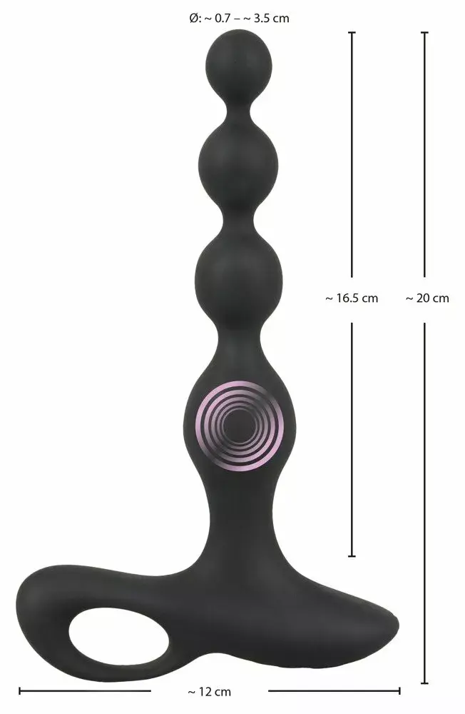 Анальный вибратор Black Velvets Silicone BV Photo 13