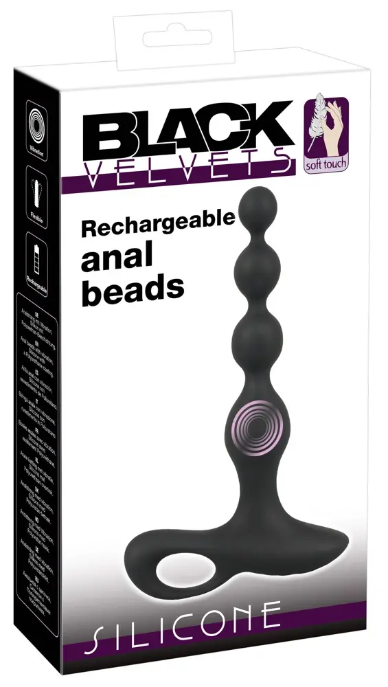 Anālais vibrators Black Velvets Silicone BV